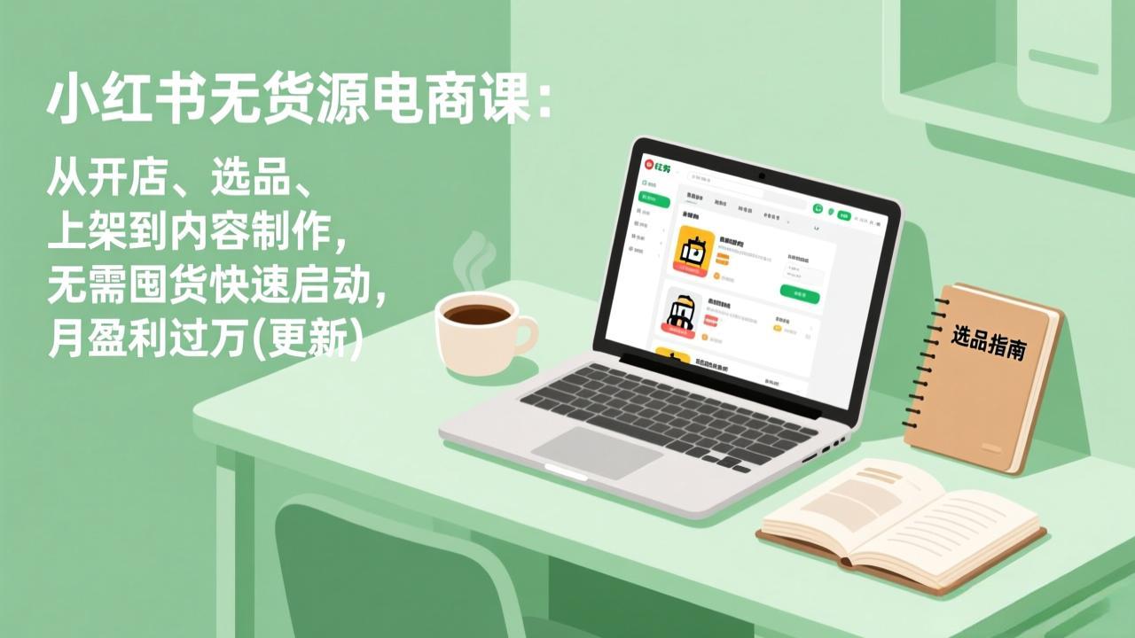 小红书无货源电商课(5月12更新 - 52网创-52网创