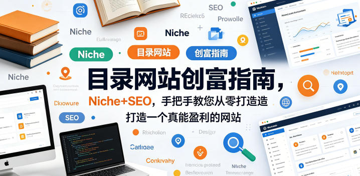目录网站创富指南，Niche+SEO，手把手教您从零打造打造一个真能盈利的网站【原创双语字幕】 - 52网创-52网创