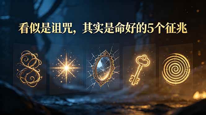 （19089期）付费文章：看似是诅咒，其实是命好的5个征兆 - 52网创-52网创