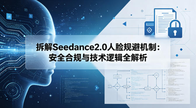 拆解Seedance2.0人脸规避机制：安全合规与技术逻辑全解析 - 52网创-52网创