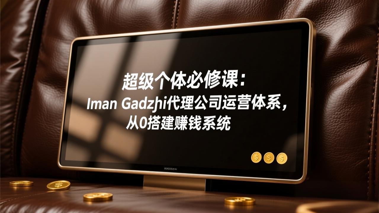 超级个体必修课：Iman Gadzhi代理公司运营体系，从0搭建赚钱系统-52网创
