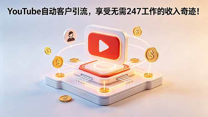 （18658期）YouTube 自动客户引流，享受无需 247 工作的收入奇迹！【原创双语字幕】 - 52网创-52网创