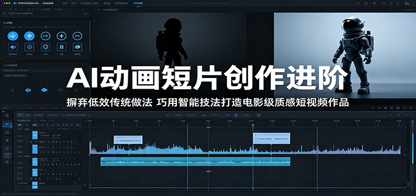 AI动画短片创作进阶：摒弃低效传统做法，巧用智能技法打造电影级质感短视频作品 - 52网创-52网创