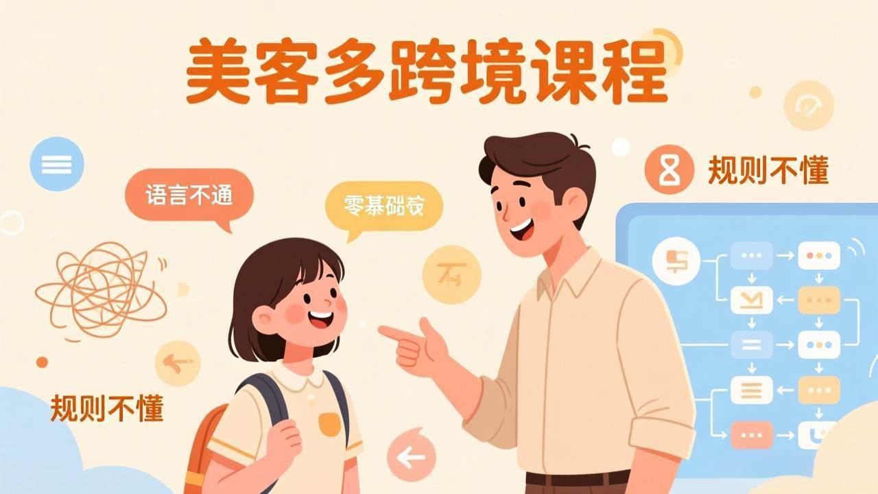 （17503期）怕语言不通、怕不懂规则？零基础小白也能做的美客多跨境课，手把手带你美客多开店稳赚-52网创