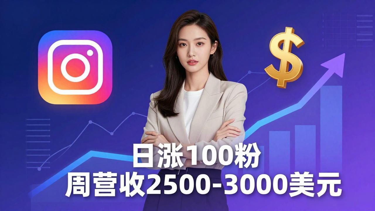 想做数字产品？Sheri亲授：日涨100粉、每周2500至3000美元的营收，Instagram躺着赚-52网创