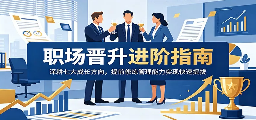 职场晋升进阶指南：深耕七大成长方向，提前修炼管理能力实现快速提拔 - 52网创-52网创