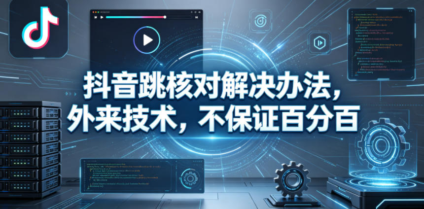 抖音跳核对解决办法，外来技术，不保证百分百 - 52网创-52网创