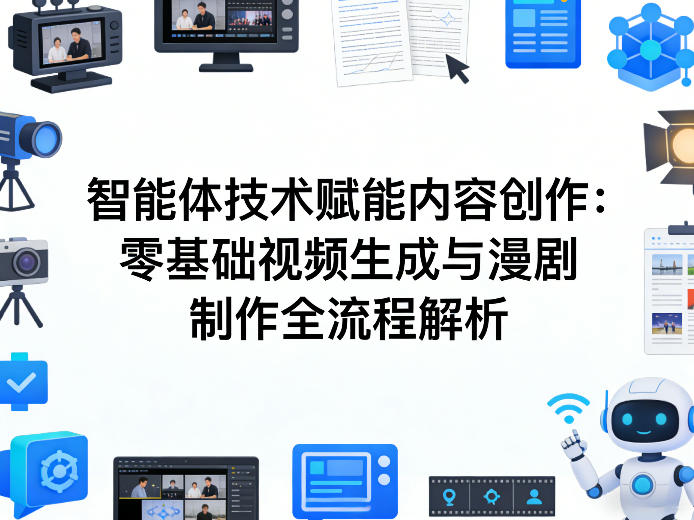 AI智能体技术赋能内容创作：零基础视频生成与漫剧制作全流程解析 - 52网创-52网创