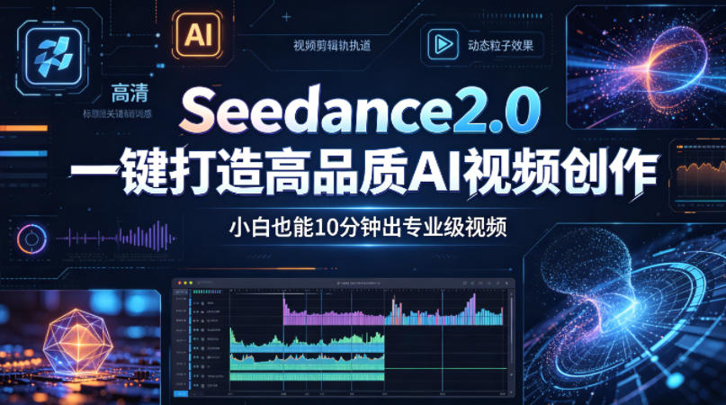 Seedance2.0一键打造高品质AI视频创作，小白也能10分钟出专业级视频-52网创
