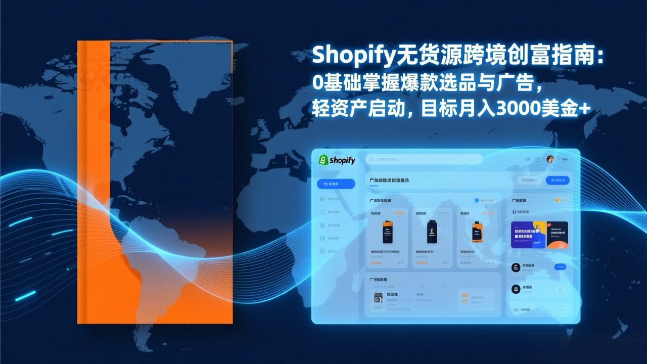 Shopify爆款打法实战：从选品到广告投放，复制爆款模型，驱动独立站月销售额破万刀-52网创