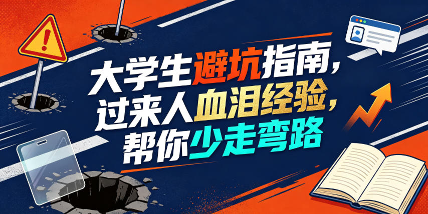 某公众号付费文章：大学生避坑指南，过来人血泪经验，帮你少走弯路-52网创