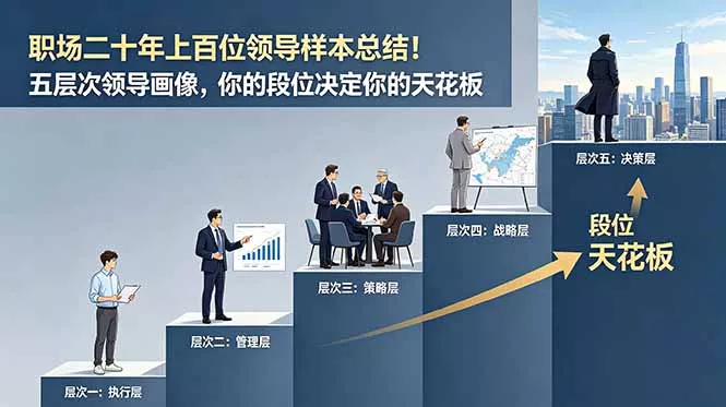 付费文章：职场二十年上百位领导样本总结！五层次领导画像，你的段位决定你的天花板 - 52网创-52网创