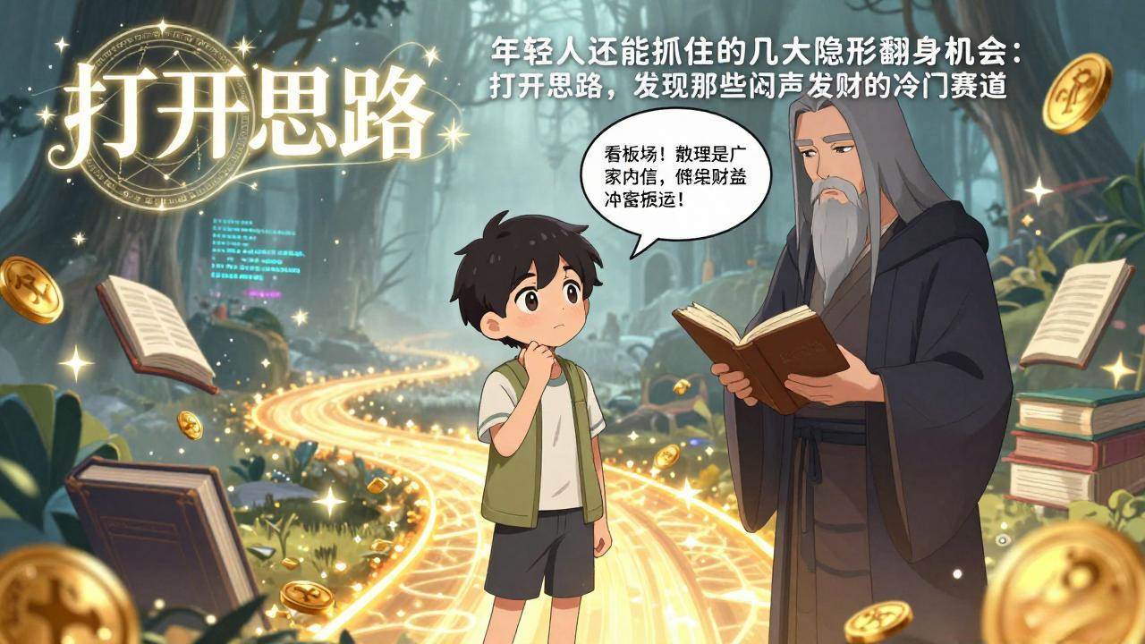 （17471期）付费文1+2：年轻人还能抓住的几大隐形翻身机会：打开思路，发现那些闷声发财的冷门赛道 - 52网创-52网创