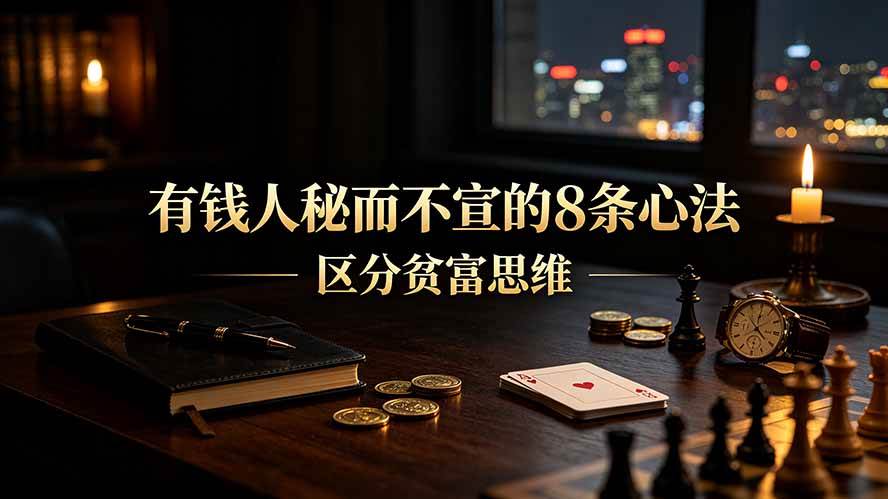 （19413期）付费文章：有钱人秘而不宣的8条心法｜区分贫富思维 - 52网创-52网创
