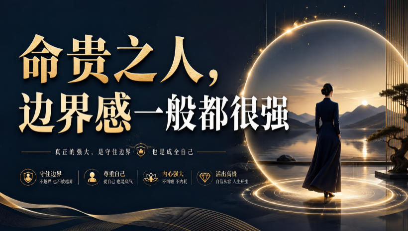 付费文章：命贵之人，边界感一般都很强 - 52网创-52网创