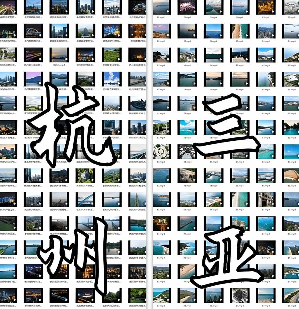（19309期）热门全国旅游风景素材！4K全国旅游景点素材库，7250款素材，旅行达人城市航拍风景风光高清短视频 - 52网创-52网创