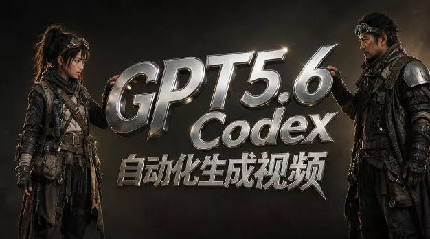 GPT5.6+Codex自动化视频生成：提示词设计×角色设定×封面海报×工作流思路，高效产出AI视频 - 52网创-52网创