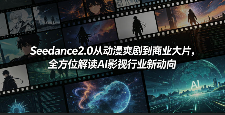 Seedance2.0从动漫爽剧到商业大片，全方位解读AI影视行业新动向-52网创