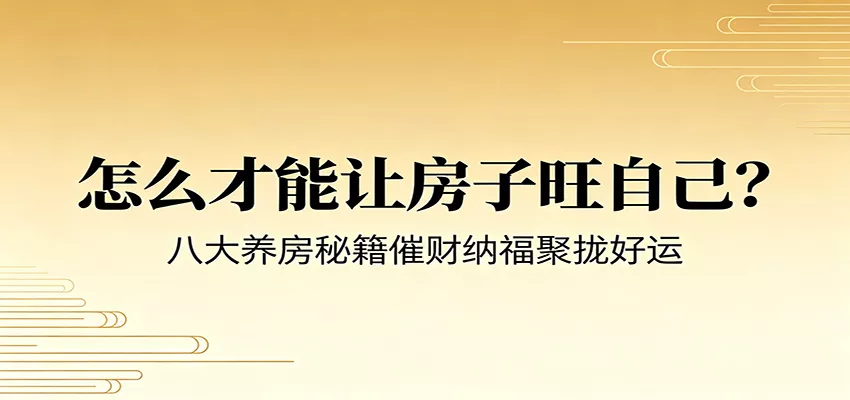 付费文章《怎么才能让房子旺自己？》八大养房秘籍催财纳福聚拢好运 - 52网创-52网创