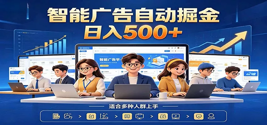 AI风口项目，全程解放双手，后台自动运行赚取收益，每天稳定收益500+ - 52网创-52网创