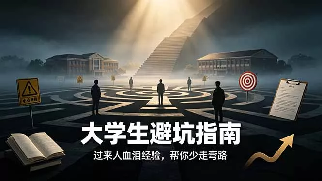 付费文章：大学生避坑指南 ，过来人血泪经验，帮你少走弯路 - 52网创-52网创