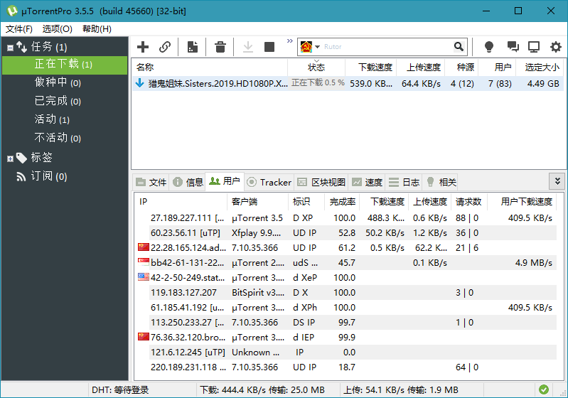 BT下载 uTorrent Pro v3.6.0.47254 - 52网创-52网创
