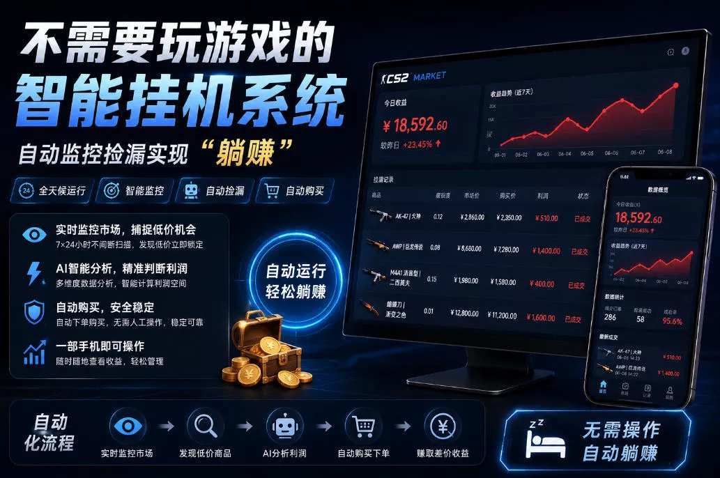 不用玩游戏的游戏搬砖项目，无需自己挂G，无需购买任何额外设备，所有数据支持任何形式验证【揭秘】-52网创